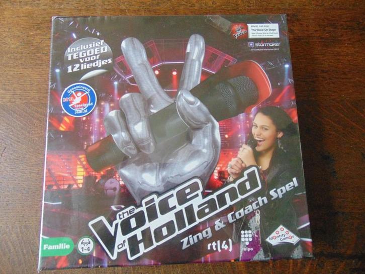 Voice of Holland Spel van Identity Games NIEUW Verpakt, Hobby en Vrije tijd, Gezelschapsspellen | Bordspellen, Nieuw, Een of twee spelers