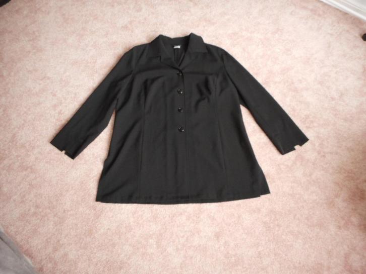 Nieuwe mooie zwarte jasje Persona by Marina Rinaldi mt 27 48, Kleding | Dames, Jasjes, Kostuums en Pakken, Nieuw, Jasje, Maat 46/48 (XL) of groter