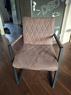 Acht nette eetkamerstoelen. H.87 B.52 D.60 zithoogte 50, Huis en Inrichting, Stoelen, Ophalen, Overige materialen, Gebruikt, Grijs