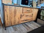 Mango Hout dressoir met lades en deuren, Huis en Inrichting, Kasten | Buffetkasten, Ophalen, 150 tot 200 cm, Zo goed als nieuw