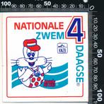 Sticker: KNZB - Nationale Zwemvierdaagse - Robbie de Rob, Sport, Ophalen of Verzenden