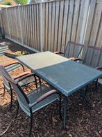 Tuin tafel set, Tuin en Terras, Tuinsets en Loungesets, Ophalen of Verzenden, Zo goed als nieuw