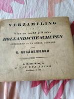 Vier en tachtig HOLLANDSCHE SCHEPEN, 1789, Ophalen of Verzenden, Gerrit Groenewegen