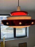 Jaren 70 lamp, Huis en Inrichting, Lampen | Hanglampen, Ophalen, Gebruikt, Metaal, Minder dan 50 cm