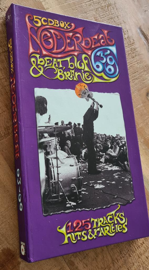 NEDERBEAT - Beat, bluf & branie ('63-'69) ( Boxset 5CD ), Cd's en Dvd's, Cd's | Rock, Zo goed als nieuw, Poprock, Ophalen of Verzenden