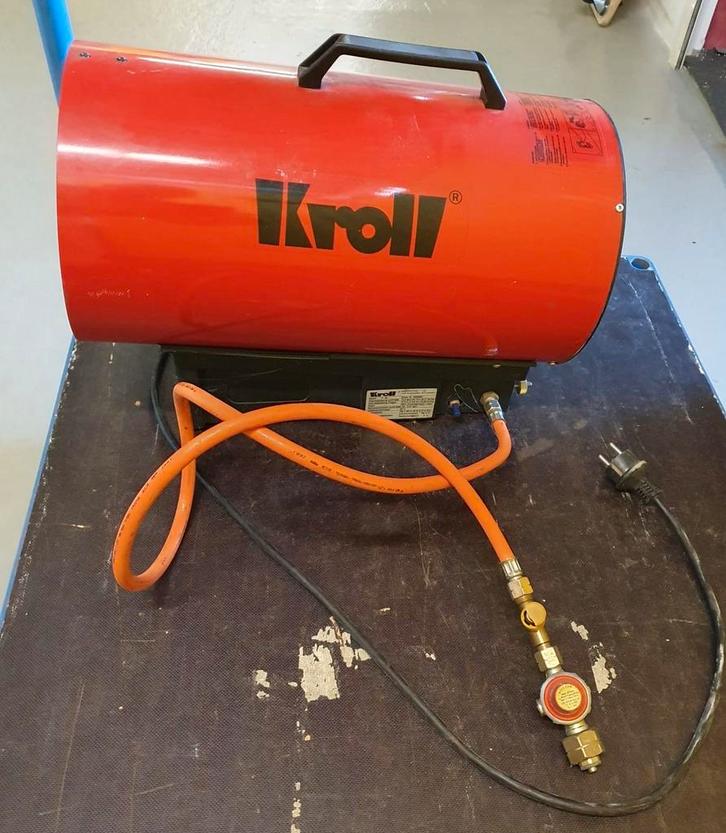 Draagbare lucht heater, Doe-het-zelf en Verbouw, Verwarming en Radiatoren, Gebruikt, Overige typen, Ophalen