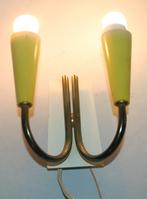 Leuk Space Age wandlampje in citroengeel, Pilastro?, Ophalen of Verzenden, Metaal