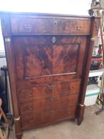 Mooie antieke mahonie secretaire  van  begin  1800, Antiek en Kunst, Ophalen of Verzenden