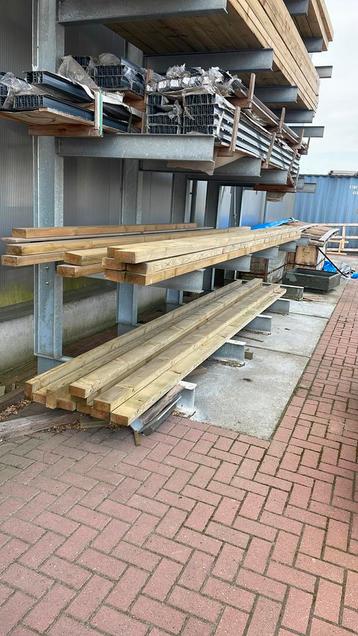 20 balken 6/12 in 5 meter geimpregneerd beschikbaar voor biedingen