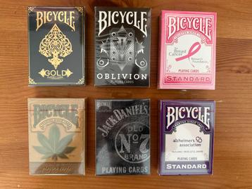 Bicycle Speelkaarten Collectie - 6 decks. GESEALED. beschikbaar voor biedingen
