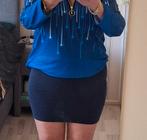 2x strechrokjes, maat M, Maat 38/40 (M), Blauw, Ophalen of Verzenden, Zo goed als nieuw