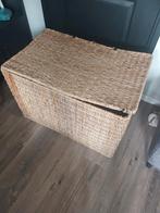 Rieten mand met deksel, Ophalen, Overige materialen, Minder dan 50 cm, Gebruikt