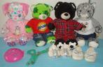 Build a Bear 4 leuke beren met kleding en schoenen LEUK!!, Ophalen of Verzenden, Zo goed als nieuw, Beer