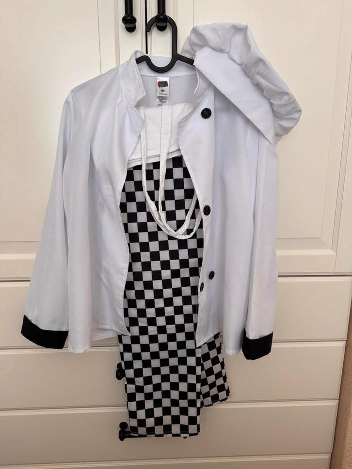 Cheifs Outfit, Kinderen en Baby's, Carnavalskleding en Verkleedspullen, Zo goed als nieuw, Jongen of Meisje, 146 t/m 152, Ophalen of Verzenden