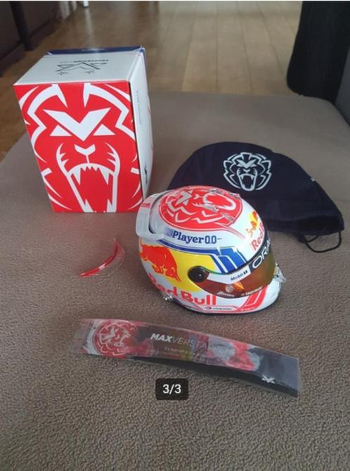 Verstappen 1:2 helm seizoen 2023, Verzamelen, Automerken, Motoren en Formule 1, Nieuw, Formule 1, Ophalen of Verzenden