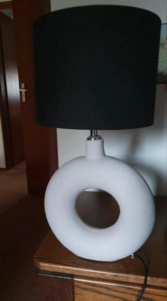 Donut Lamp - Stijlvol Design, Huis en Inrichting, Lampen | Vloerlampen, Zo goed als nieuw, Minder dan 100 cm, Stof, Ophalen of Verzenden