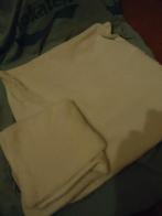 Kussenslopen zacht bont korthaar wit 2 stuks vierkant, Ophalen of Verzenden, Zo goed als nieuw, Wit, Vierkant