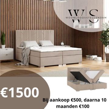 Boxspring op afbetaling  beschikbaar voor biedingen