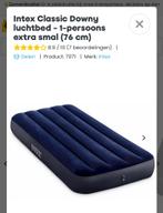2x Intex Classic Downy Luchtbed Extra Smal eenpersoons zgan, Ophalen of Verzenden, Zo goed als nieuw