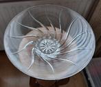 Kristallen fruitschaal, Ophalen, Zo goed als nieuw, Rond, Glas
