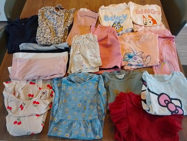 Kledingpakket meisje, zomer, maat 110-116, Kinderen en Baby's, Kinderkleding | Kinder-kledingpakketten, Gebruikt, Maat 110, Ophalen