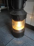 grote antieke scheepslamp met verlichting, Verzamelen, Ophalen of Verzenden, Gebruikt, Motorboot of Zeilboot
