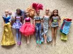 6 barbies in verschillende kleuren en maten, Kinderen en Baby's, Speelgoed | Poppen, Gebruikt, Ophalen of Verzenden, Barbie