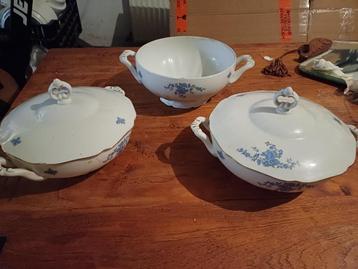 mooie dekschalen van de jaren 50/60 beschikbaar voor biedingen