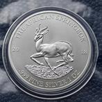 2018 1 oz Zilveren Gabun Afrikaanse Springbock, Postzegels en Munten, Munten | Afrika, Zilver, Ophalen of Verzenden, Losse munt