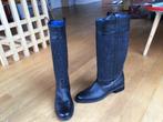 Anne Linnonmaa Design laarzen maat 38. Leer/vilt., Kleding | Dames, Schoenen, Ophalen of Verzenden, Zo goed als nieuw, Zwart, Hoge laarzen
