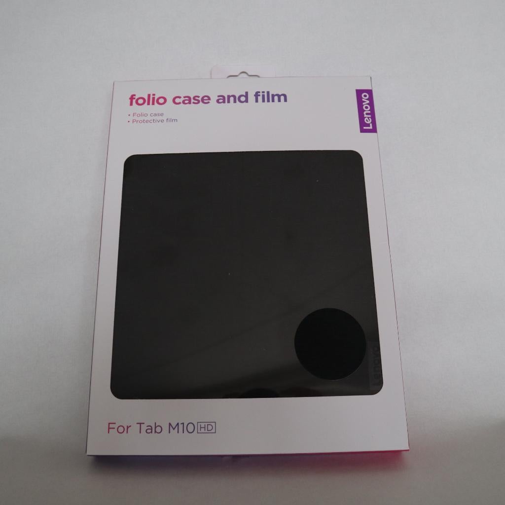 Originele Lenovo Folio Case + Screenprotector, 10 inch, Nieuw, Bescherming voor- en achterkant, Ophalen of Verzenden