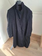 donker blauwe wollen heren jas maat L/ 54, Ophalen of Verzenden, Zo goed als nieuw, Maat 52/54 (L), Blauw