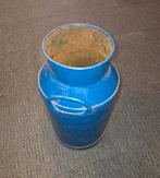 Oude melkbus blauwe brocante melkbus, Antiek en Kunst, Ophalen