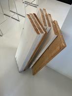 7 massief houten planken (gebruikt), Doe-het-zelf en Verbouw, Hout en Planken, Minder dan 25 mm, Ophalen of Verzenden, Zo goed als nieuw