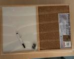 Whiteboard +kurkbord met houten lijst, Huis en Inrichting, Woonaccessoires | Memoborden, Ophalen, Zo goed als nieuw, Magneetbord