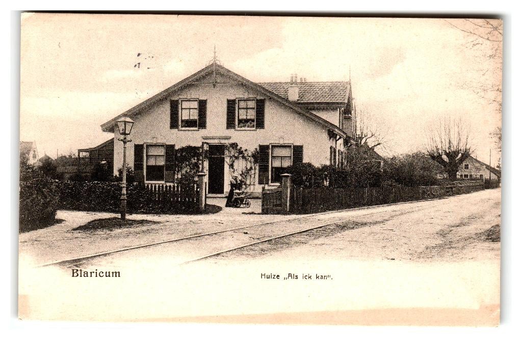 Blaricum, Huize "Als ick kan", Ophalen of Verzenden, Voor 1920, Gelopen, Noord-Holland
