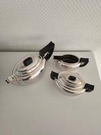 Art Deco servies zilver fabriek voor schoten, Antiek en Kunst, Ophalen, Zilver