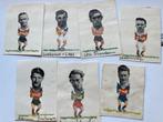 7x raho voetbalplaatjes 1950, Ophalen, Gebruikt, Poster, Plaatje of Sticker