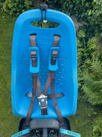 Yepp fietsstoeltje blauw 2 st, Fietsen en Brommers, Fietsaccessoires | Fietsstoeltjes, Ophalen of Verzenden, Gebruikt, Yepp, Voetsteuntjes