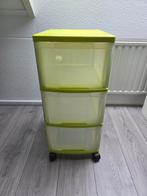 Kunststof ladekastje met 3 lades, Huis en Inrichting, Kasten | Ladekasten, Ophalen, Kunststof, Zo goed als nieuw, 3 of 4 laden
