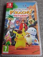 Nintendo Switch Game Detective Pikachu Returns, Avontuur en Actie, 1 speler, Ophalen of Verzenden, Zo goed als nieuw