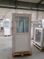 Kunststof deur wit 102 x 206 cm wit intrekprofiel, 100 tot 120 cm, Nieuw, Ophalen of Verzenden, Buitendeur