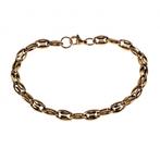 21cm6mm Koffieboon Armband Unisex Verguld RVS Schakelarmband, Sieraden, Tassen en Uiterlijk, Armbanden, Staal, Birgitta-Gracht 33, 6465 EL Kerkrade, Nederland