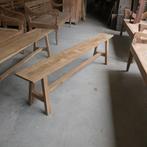 teakhouten bankje DK3 Dinklik Landelijk teak hout tafel tuin, Ophalen of Verzenden
