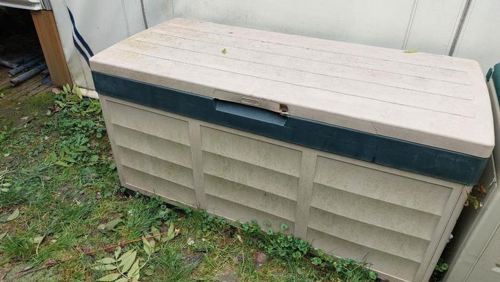 Keter Tuin Opbergbox - Kunststof, Tuin en Terras, Bergingen en Tuinkasten, Gebruikt, Overige typen, Kunststof, Ophalen