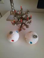 2 oude kerstballen met deukjes, Antiek en Kunst, Ophalen of Verzenden