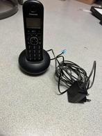 Vaste telefoon handset Panasonic kx-tgb210nl zwart, Ophalen of Verzenden, Zo goed als nieuw, 1 handset