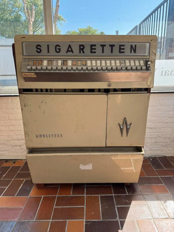 Vintage Wurlitzer Sigarettenautomaat, Verzamelen, Automaten | Overige, Gebruikt, Ophalen