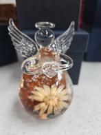 Prachtige kristallen kerst engel - met bloemen inpandig, Ophalen of Verzenden, Zo goed als nieuw