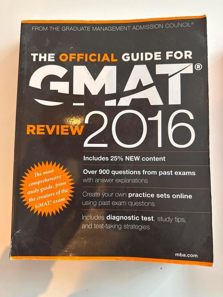 GMAT Official Guide 2016, Boeken, Studieboeken en Cursussen, Gelezen, WO, Alpha, Ophalen of Verzenden